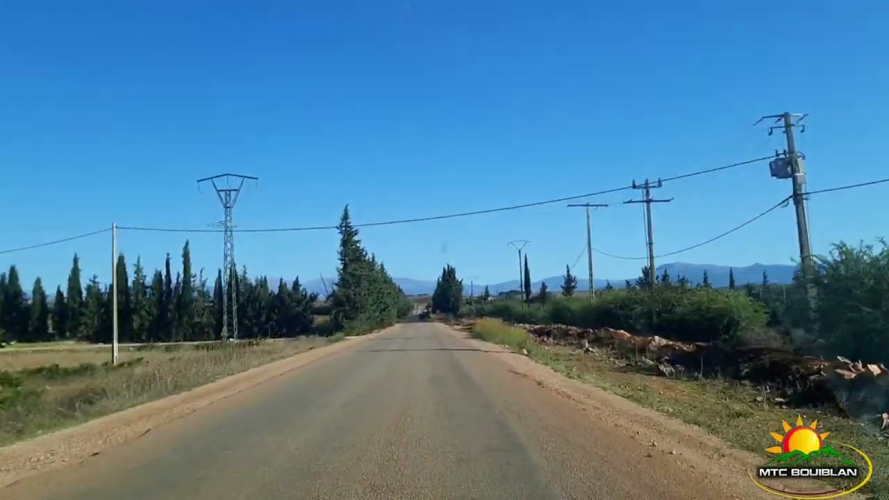 الطريق بين زاوية بوكرين و أهرمومو🚐