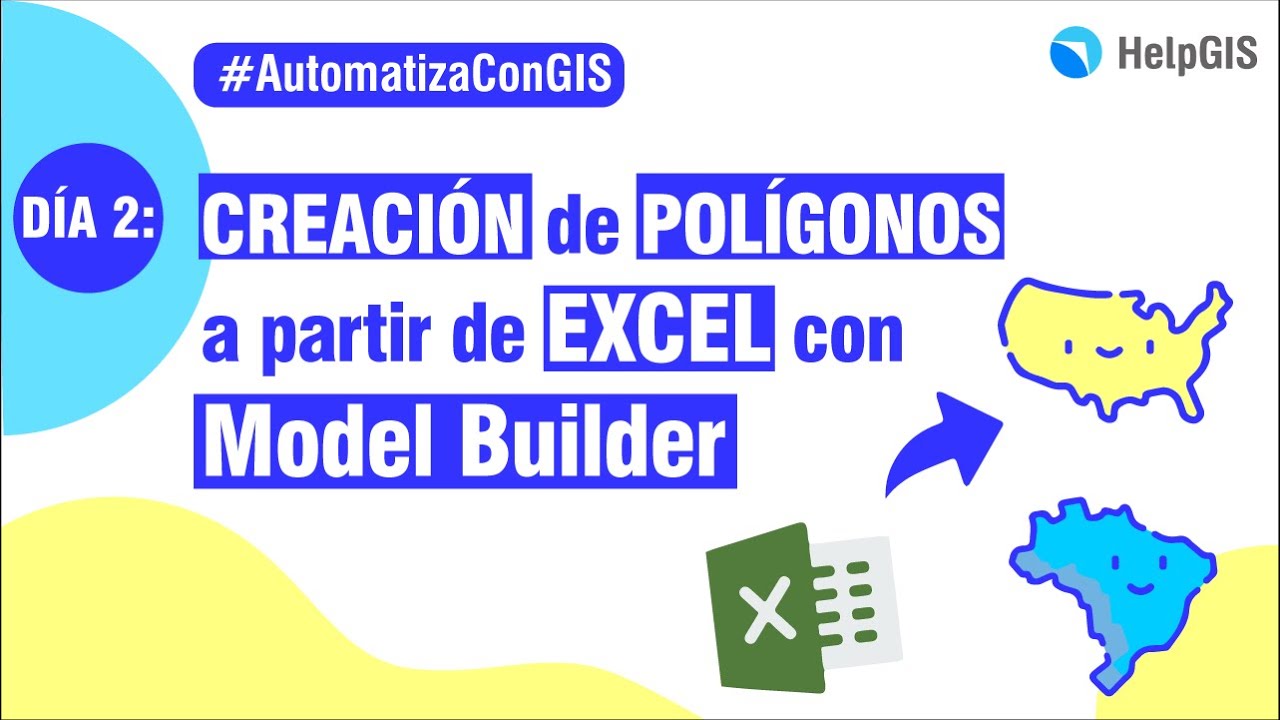 📈 CONVERTIR tabla EXCEL a SHAPEFILE en ArcGIS  con MODELBUILDER 🛑 | #AutomatizaconGIS - N 02