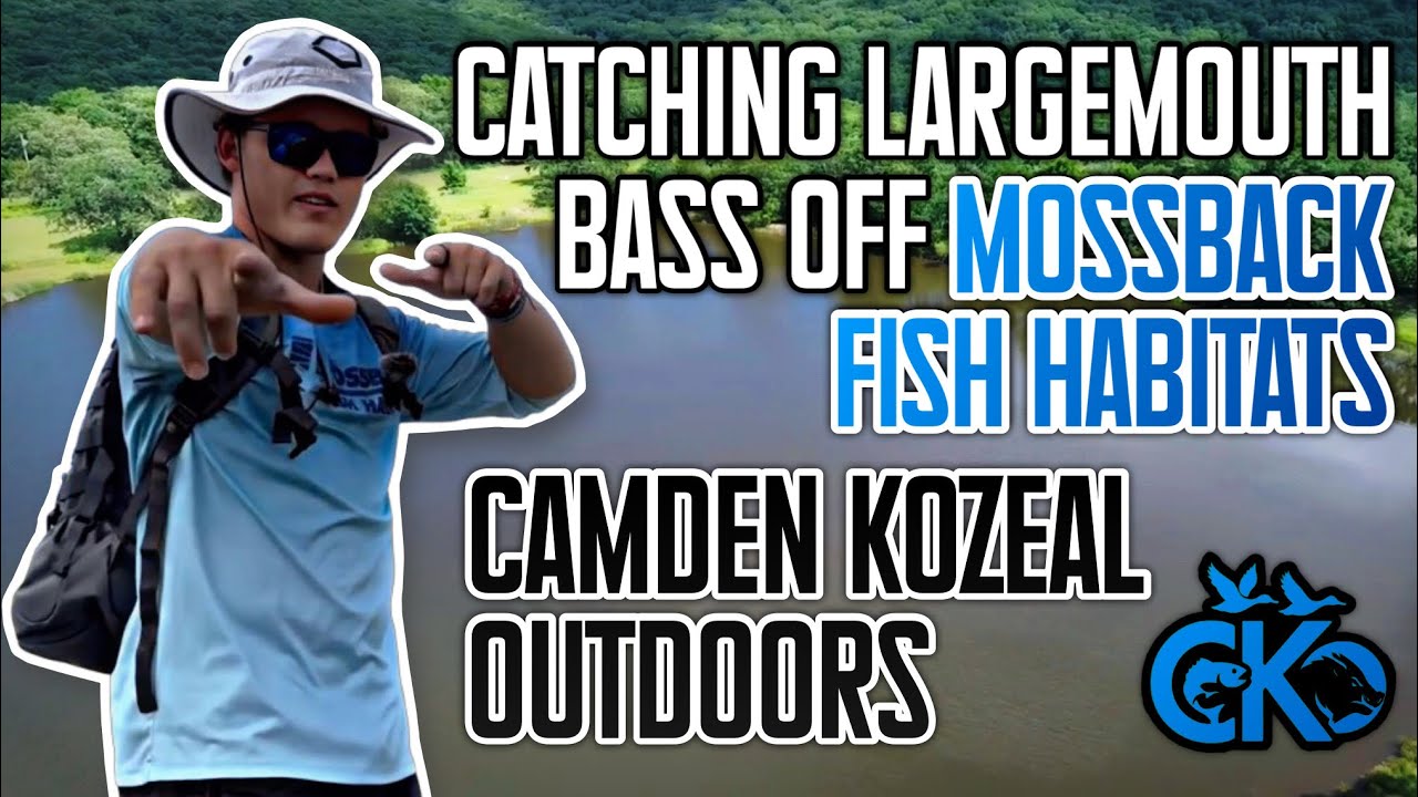 Catching Largemouth Bass Off Mossback Fish Habitats! | Camden Kozeal Outdoors