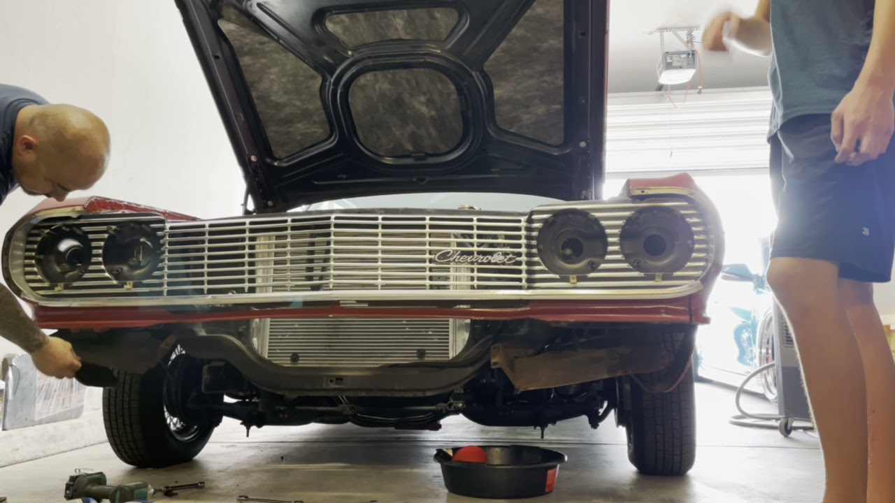 1964 Chevy Impala front grill assembly removal