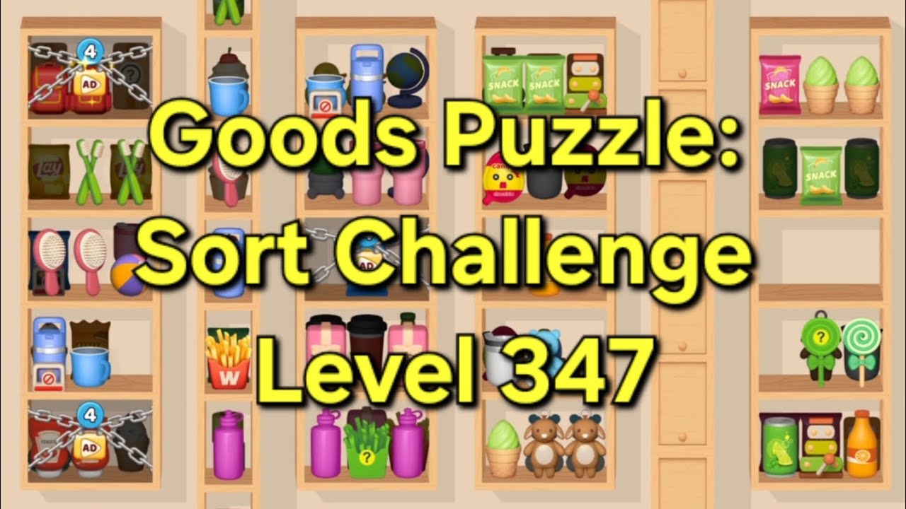 Goods Puzzle: Sort Challenge - Level 347 Goods Sorting