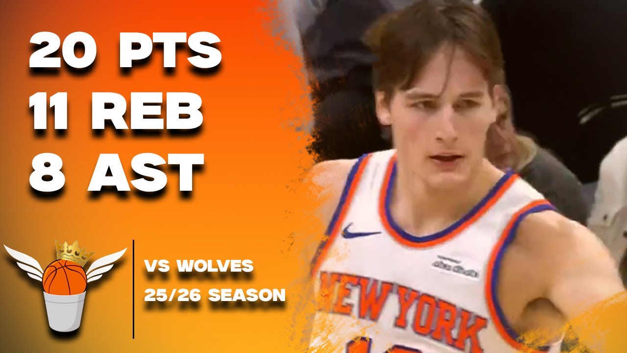 Tyler Kolek Career High 20 Points/8 Assists vs Timberwolves Full Highlights! (12/23/2025)