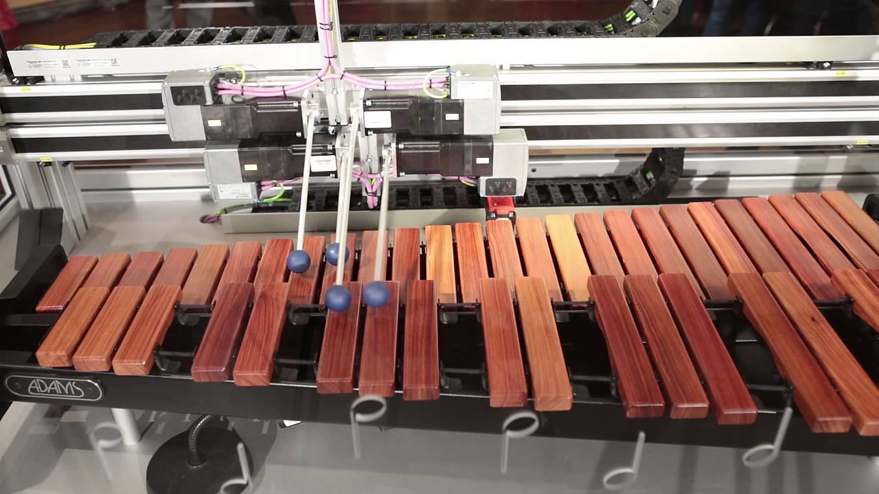 Xylophon machine - Motion control made by Schneider Electric