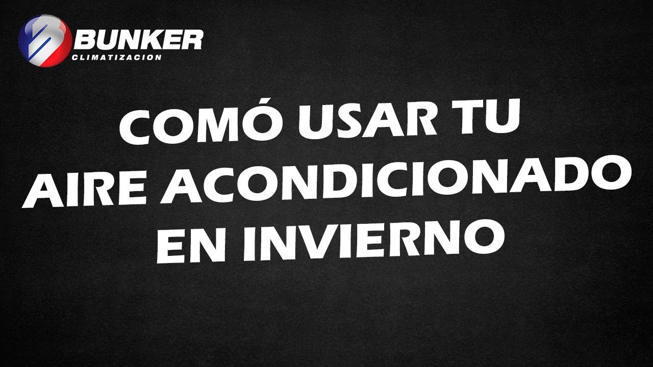 Consejos para usar tu aire acondicionado en invierno