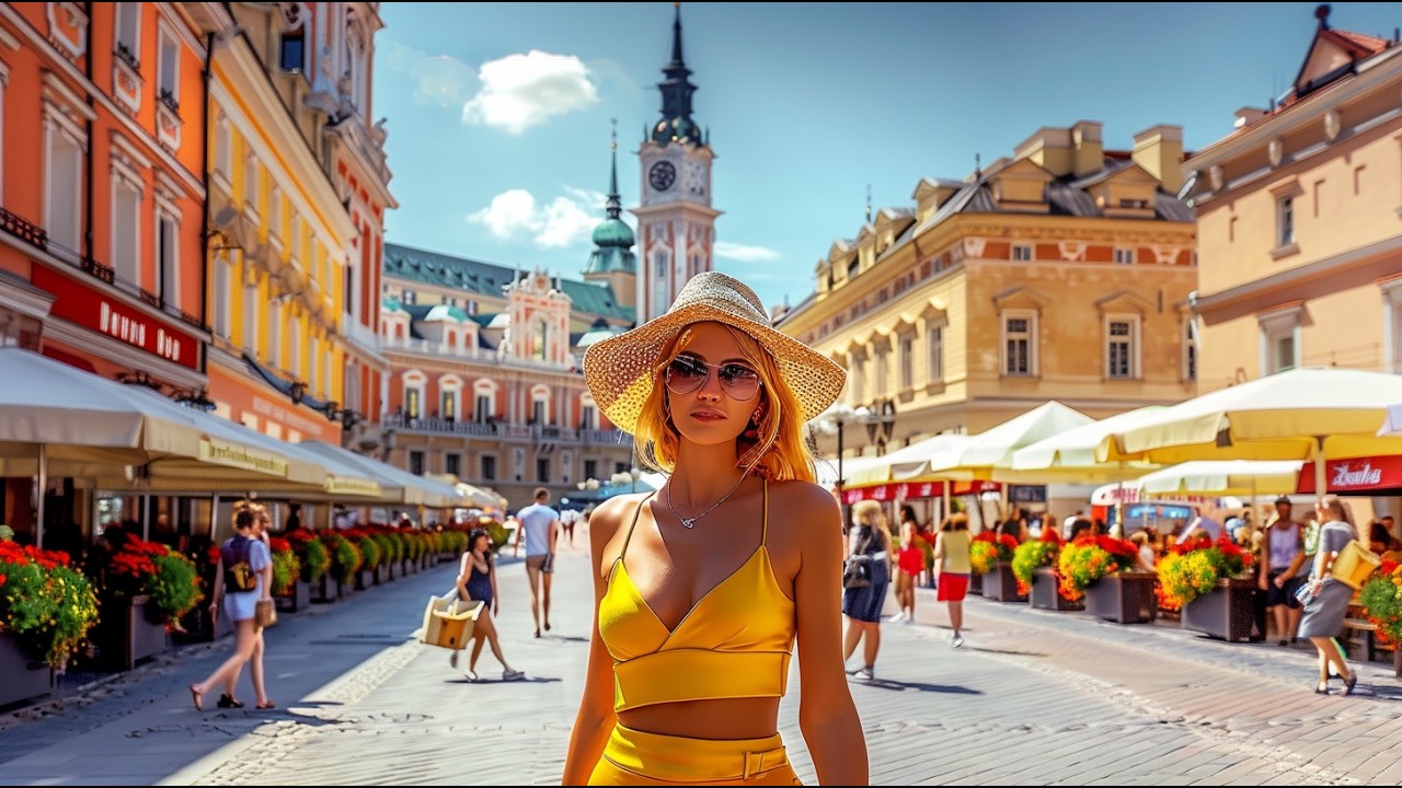 Have you ever seen a city more modern than this? 🇵🇱✨ Walking Tour 4K