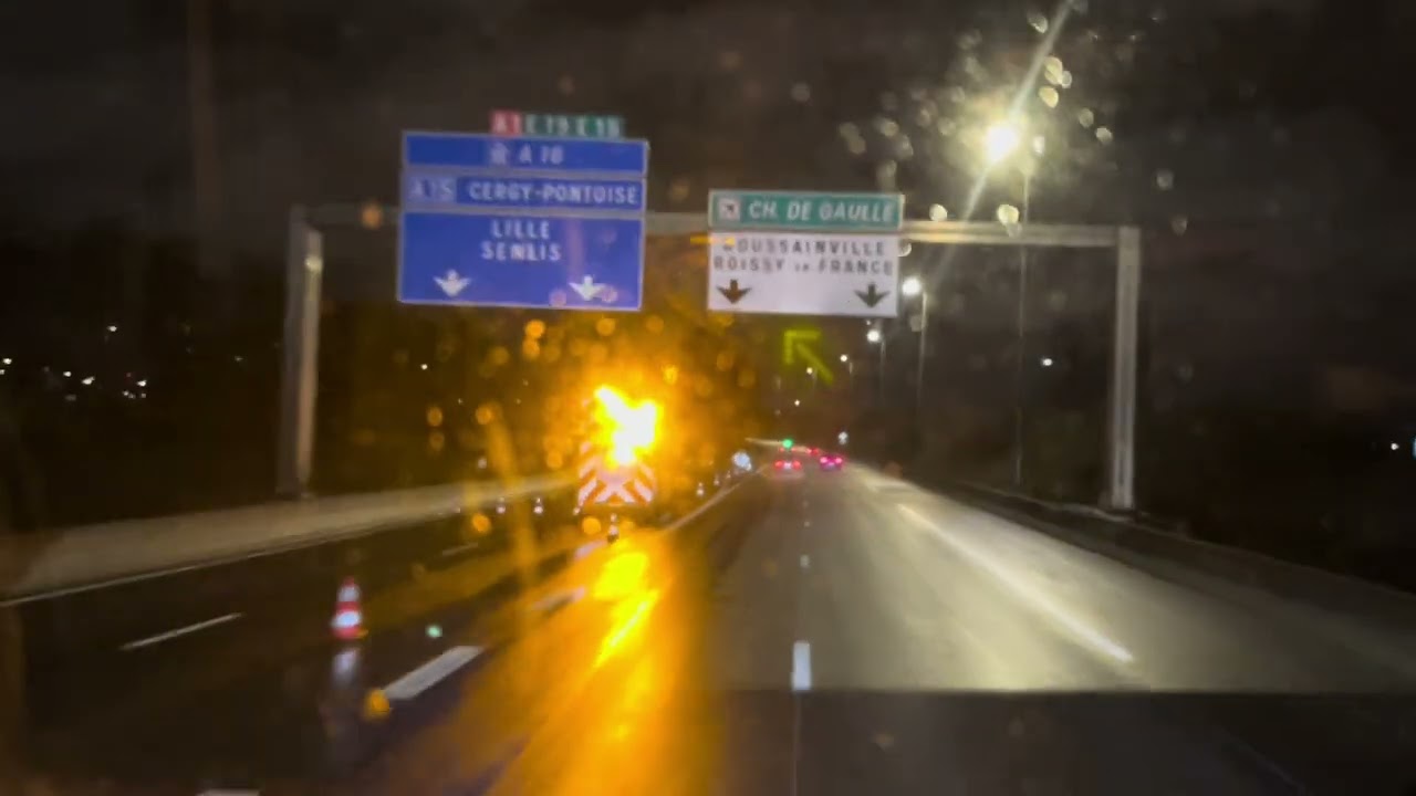 Francilienne N104,A1,Du côté de Roissy CDG,A1,Truck&Wheel Survilliers en camion le 1s02/2026