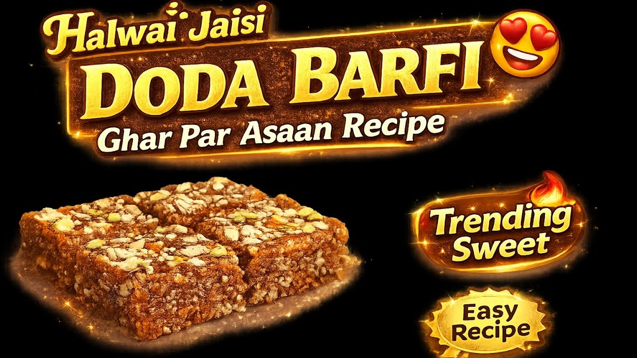Halwai Style Doda Barfi Recipe | Perfect Punjabi Doda Barfi at Home | Soft & Rich Mithai Recipe 🤤😋