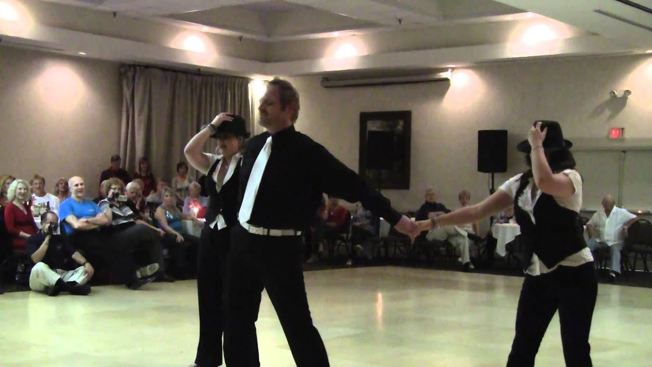 Amazing 3 Person West Coast Swing Routine - presented by Kim's Dance Studio