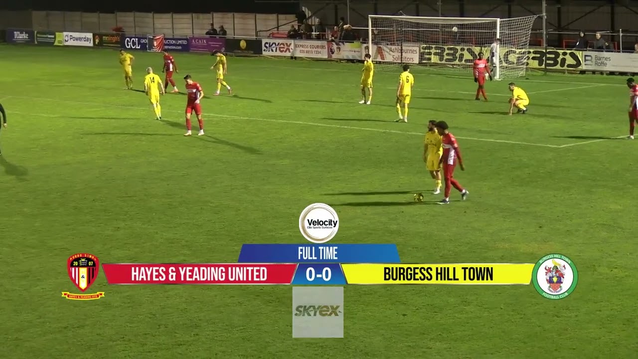 Hayes & Yeading Utd v Burgess Hill Town | HIGHLIGHTS | 16th December 2025