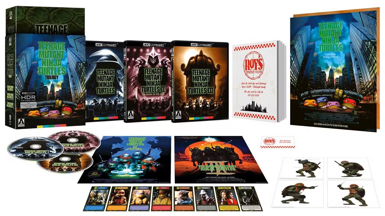 Teenage Mutant Ninja Turtles Rule! Arrow Box Set and movie review #podcast #movie #tmnt #horror