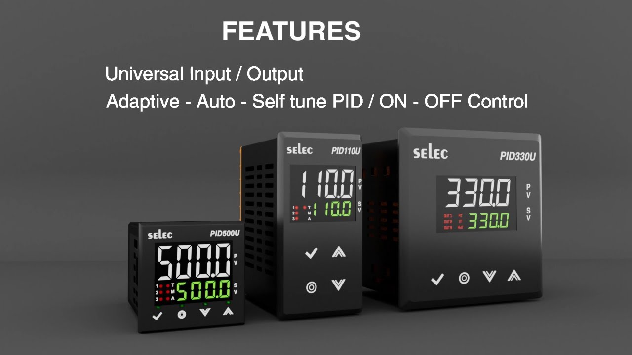 Selec Universal PID Controllers : Product Reveal | Features