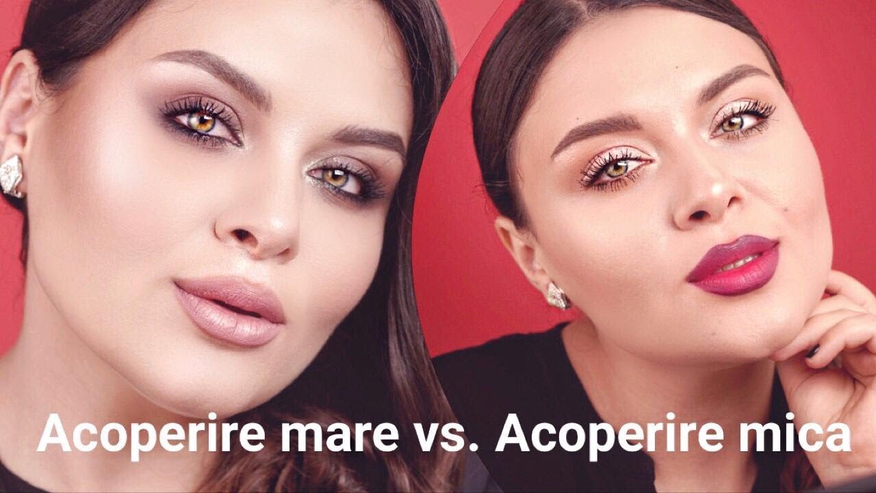 Cum să îți aplici două fonduri de ten diferite | Full Coverage vs. Light Coverage Makeup Tutorial