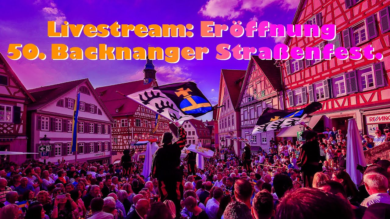 Eröffnung 50. Backnanger Straßenfest