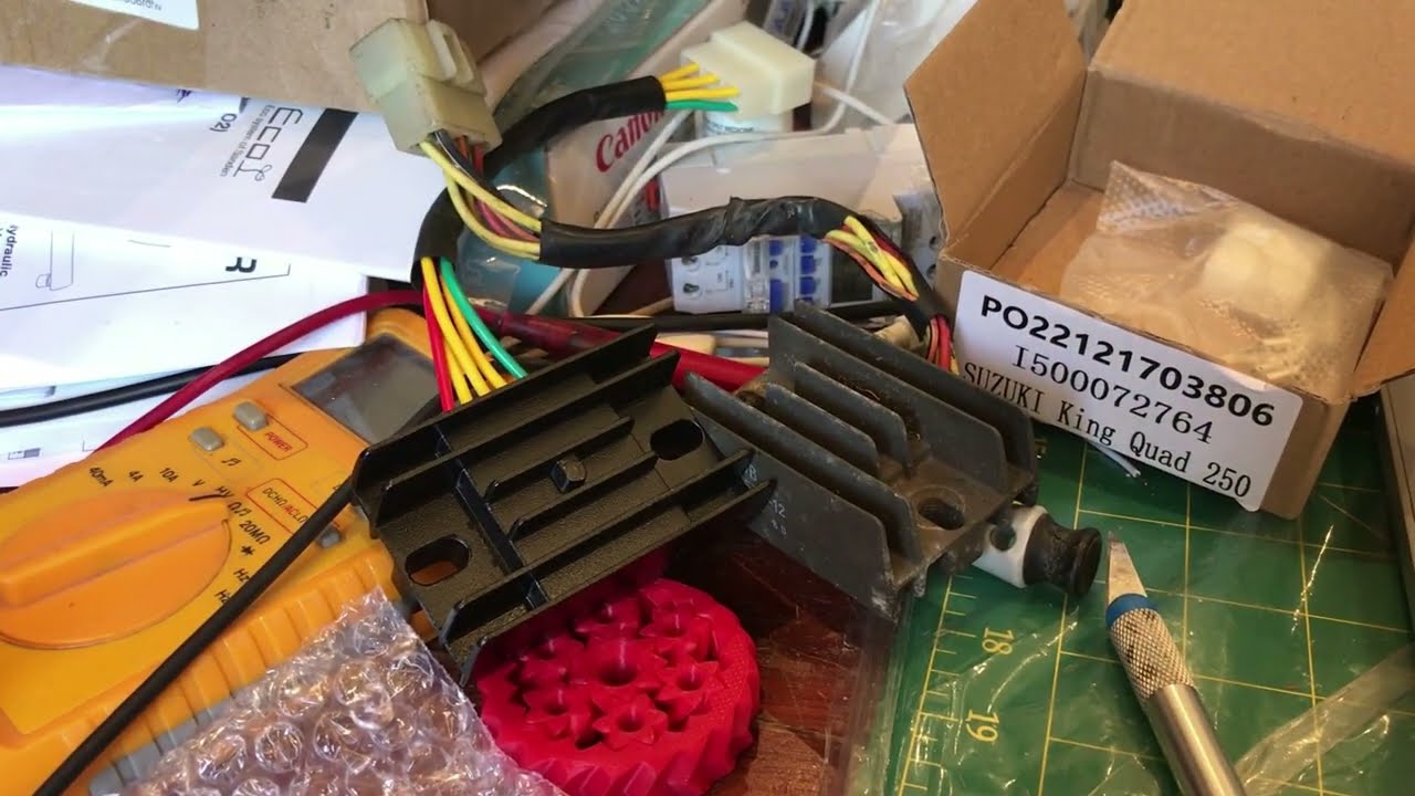 1996 Suzuki Quad Runner Voltage Regulator Part1