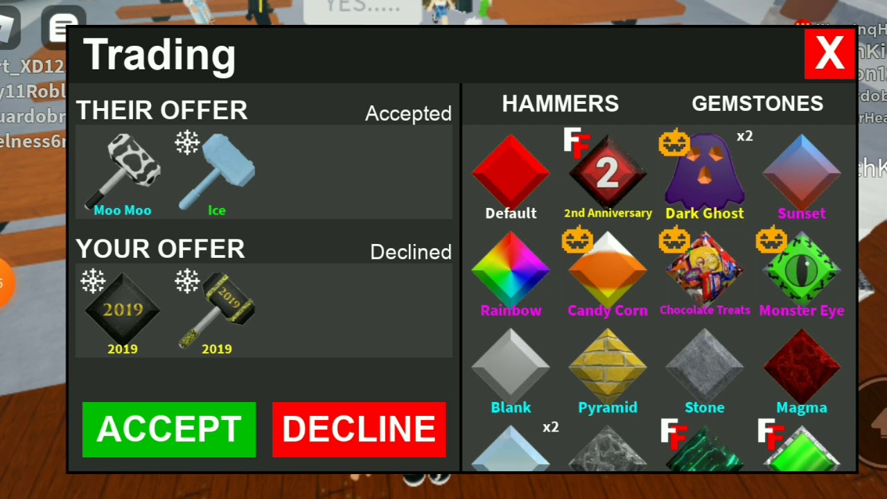 What people trade for 2019 set Roblox Flee The Facility Trading Post