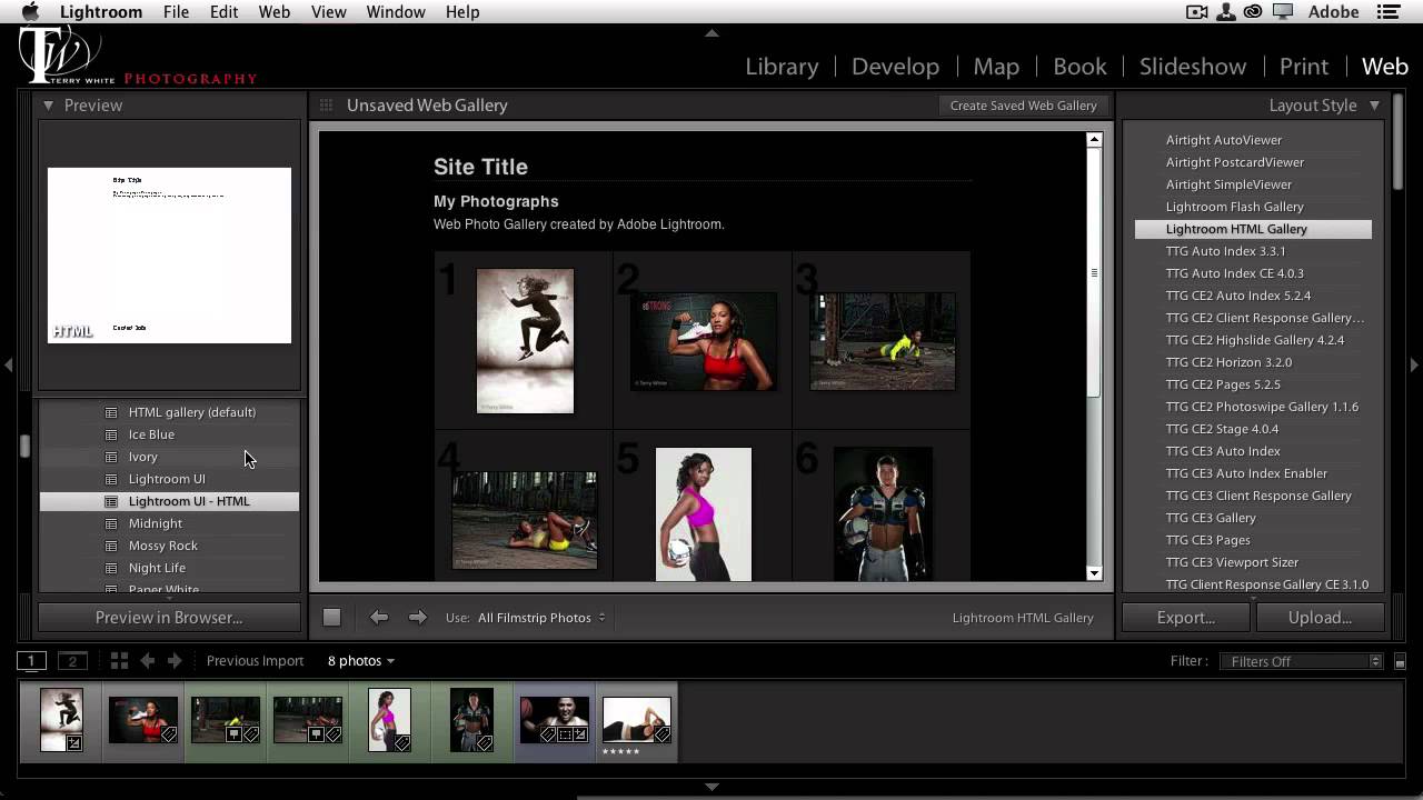 Adobe Creative Cloud for Photographers - How To Publish Lightroom Web Galleries to Creative Cloud