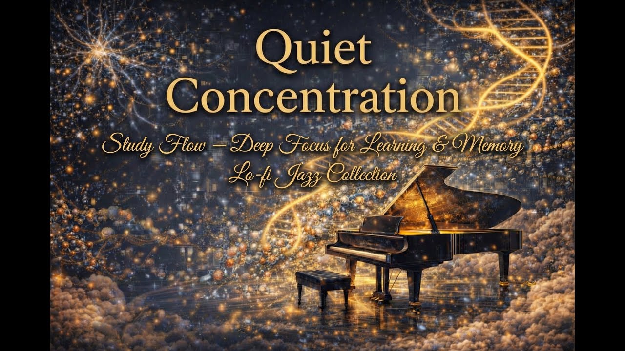 Quiet Concentration – 집중 초반을 위한 부드러운 Lo-fi Jazz (G minor)