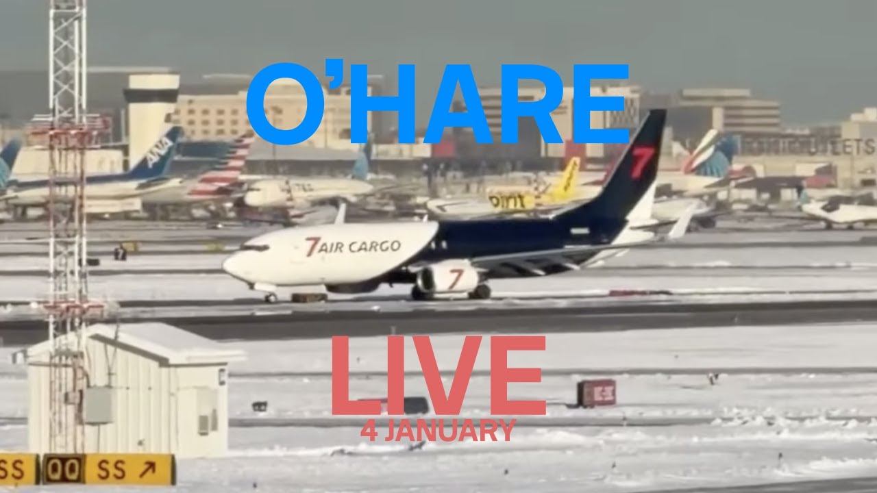 Live O’Hare Intl. Airport Chicago Planespotting at ORD 1/4
