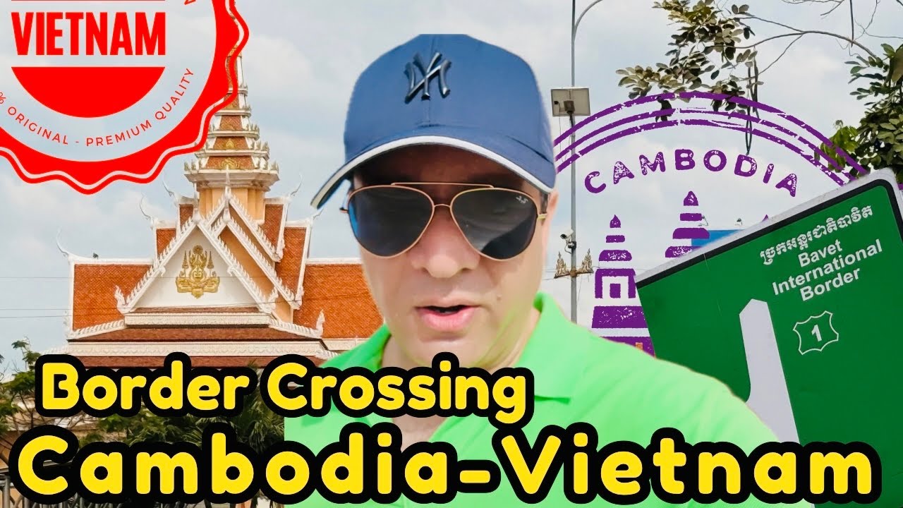 Crossing Cambodia-Vietnam Border on Foot | Road Trip from PP to HCMC | Border Crossing Adventure