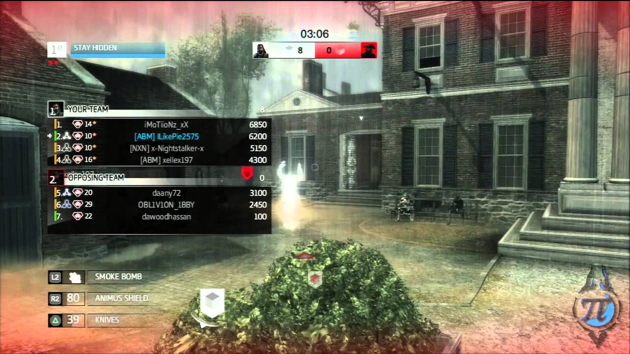 Assassin's Creed 3 Multiplayer | Artifact Assault - How to Deal with Pressure (AC3 Gameplay, PS3)