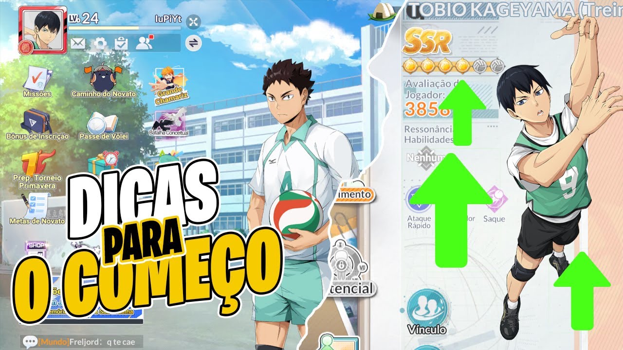 Dicas para come&ccedil;ar bem - Haikyuu Fly High