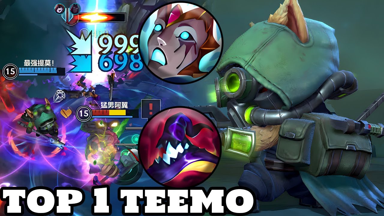 Wild Rift Teemo - Top 1 Teemo Gameplay Rank Grandmaster