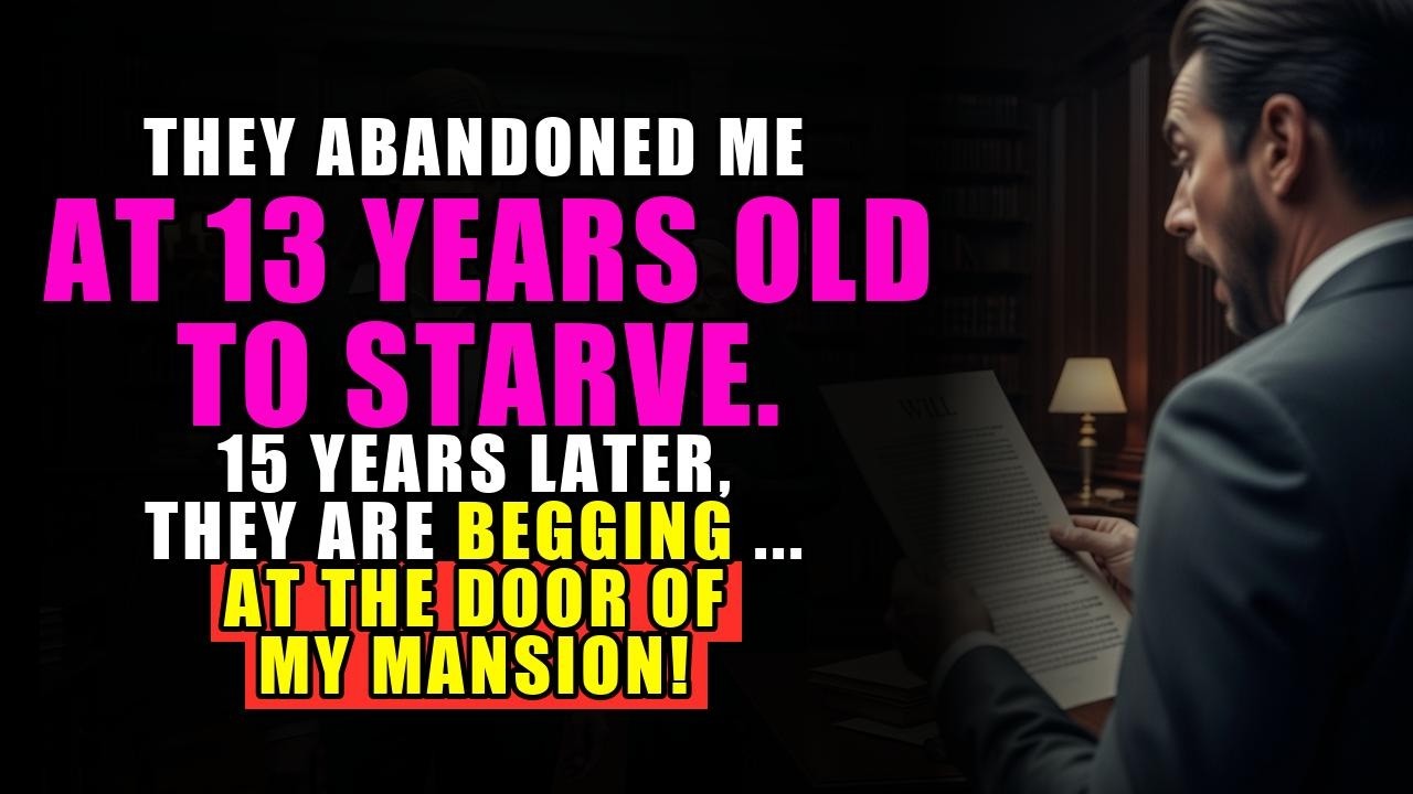 My parents abandoned me at 13—they had no idea that 15 years later, they’d be begging at the door of