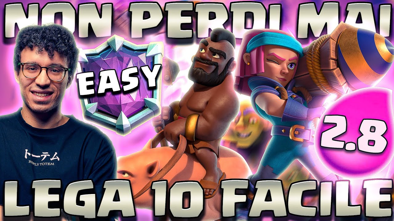CAMPIONE DEFINITIVO FACILE con HOG 2.8 CYCLE STORICO! - CLASH ROYALE ITA