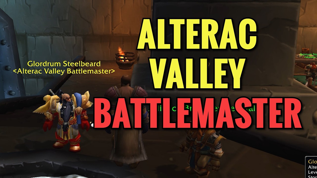 Ironforge Alterac Valley Battlemaster Location (WoW Classic)