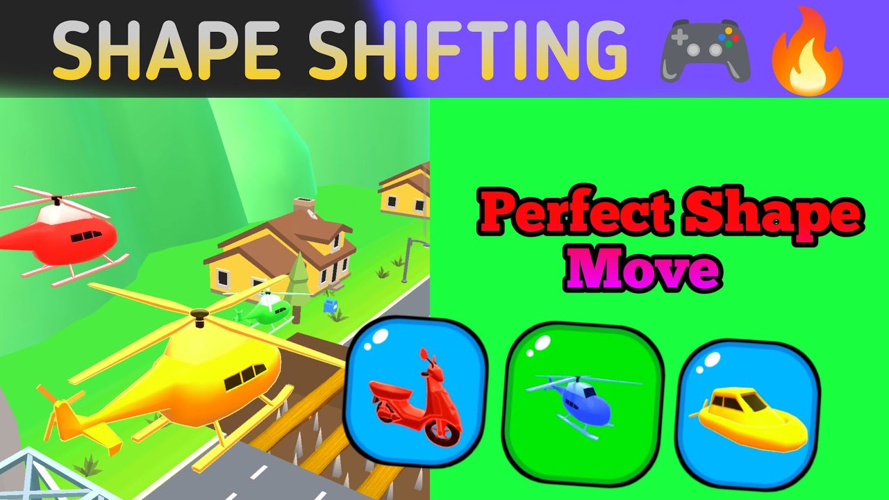 Perfect Shape Move 😱 | Shape Shifting Gameplay
