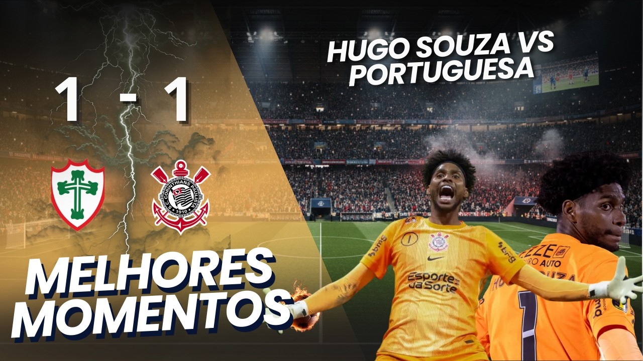 PENALTIS: HUGO SOUZA MANDA NO JOGO | PORTUGUESA 1 (7) X (8) 1 CORINTHIANS | MELHORES MOMENTOS
