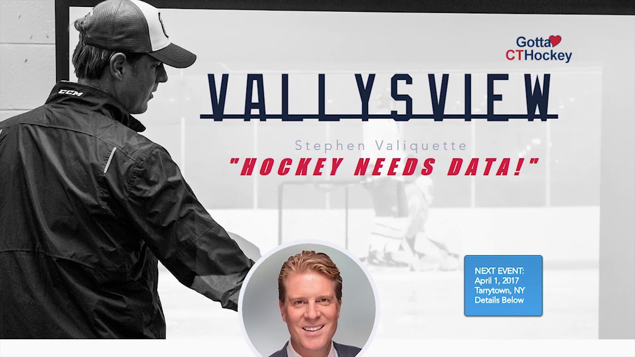 Hockey Needs Data Symposium With Steve Valiquette, April 1