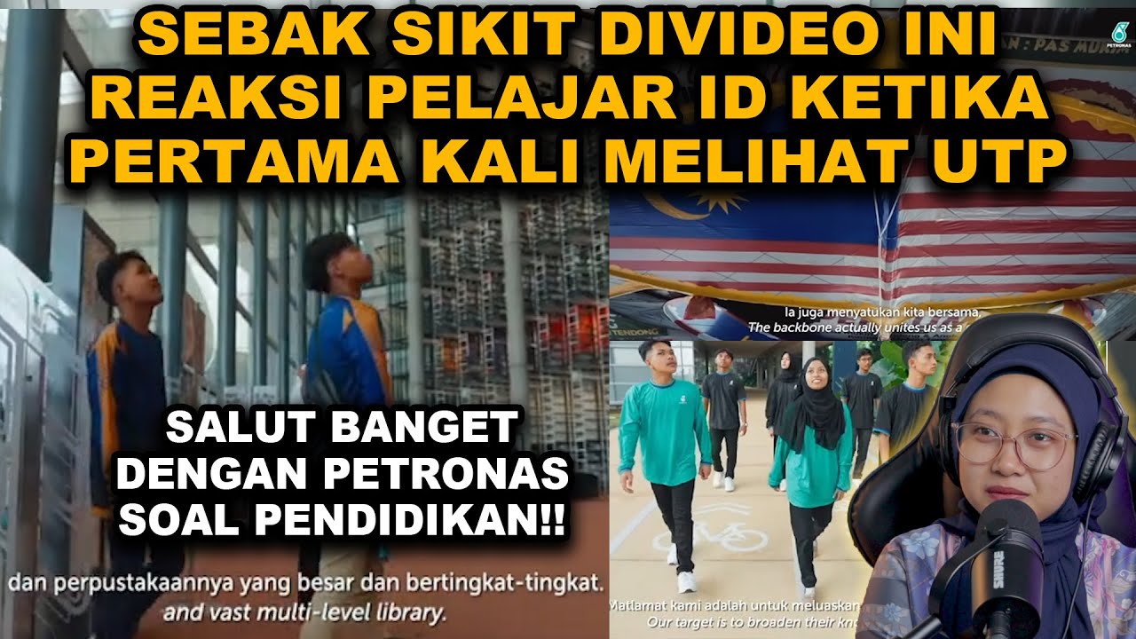 SEBAK SIKIT DIVIDEO INI.. REAKSI PELAJAR ID KETIKA PERTAMA KALI MELIHAT UTP