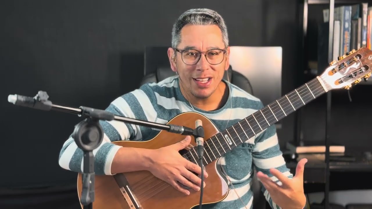 “Um momento especial com meu violão — Cantei e dedilhei de coração”