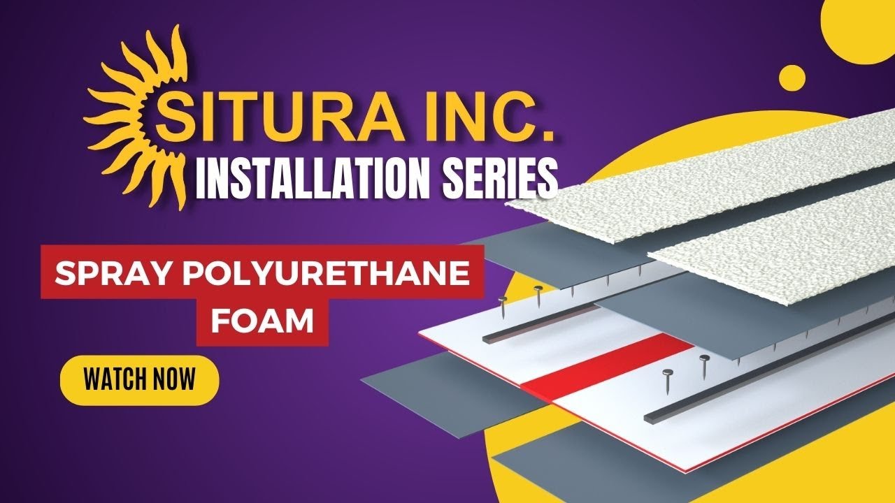 SITURA RedLINE® Installed with Spray Polyurethane Foam