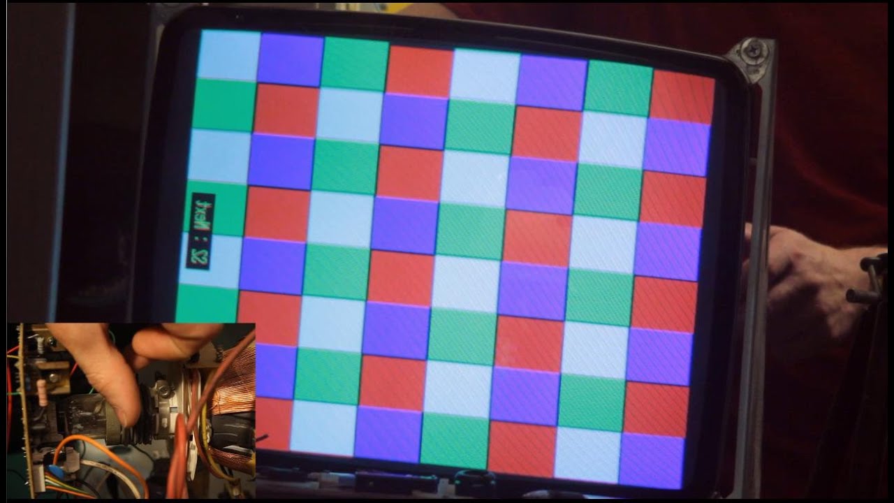 Fix it Friday - Adjusting Convergence Rings on a Cathode Ray Tube (CRT, Monitor, TV and Arcade)