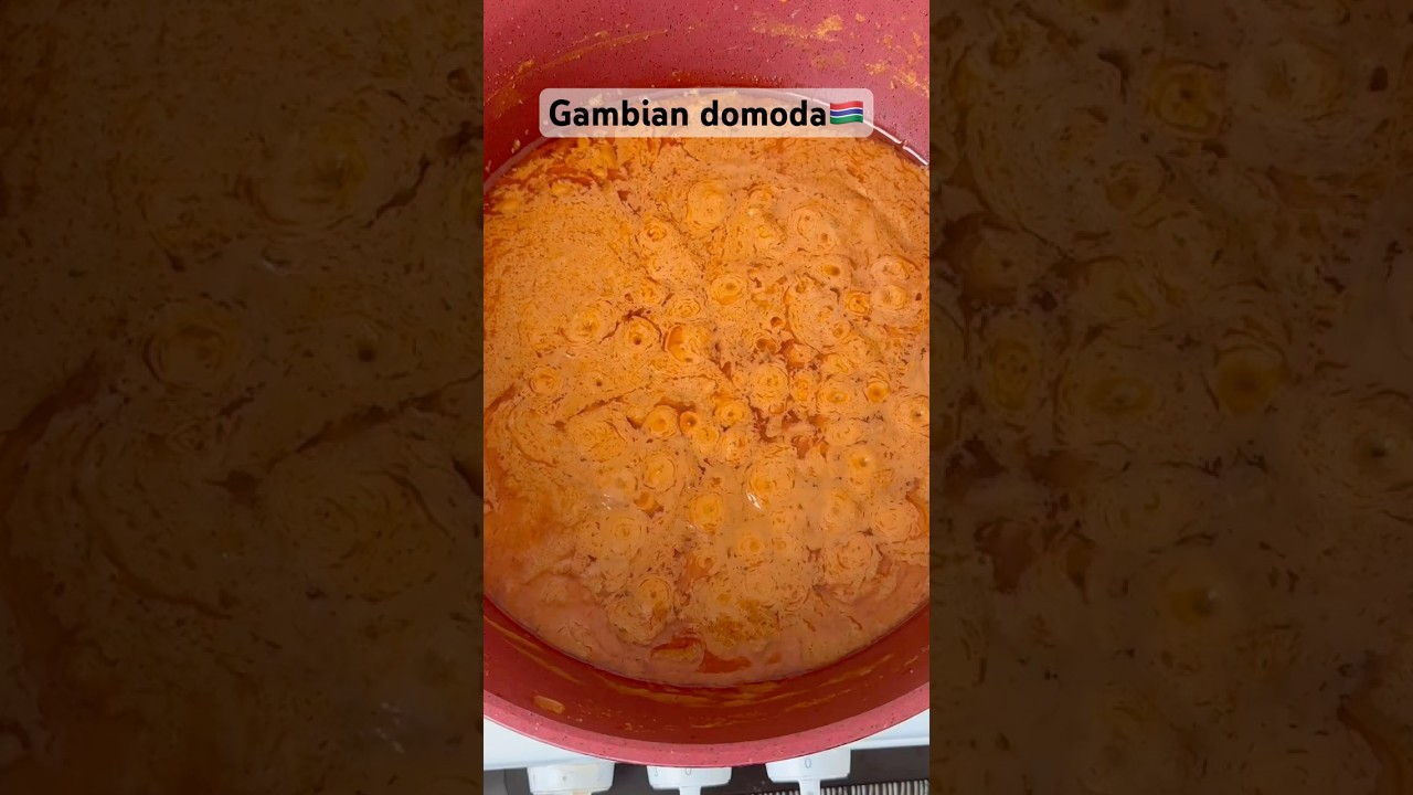 How to make Gambian domoda #food #africanfood #cooking #domoda#foodie #gambian #africancuisine