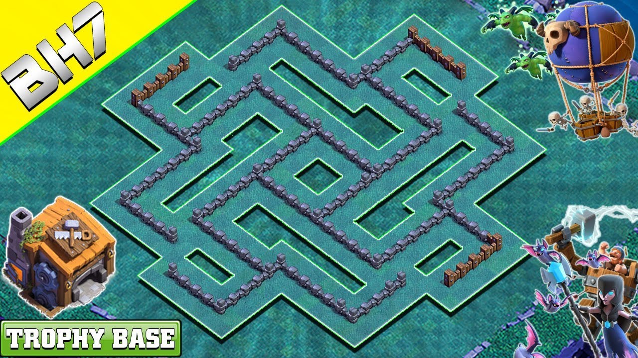 NEW Best! Builder Hall 7 (BH 7) Base 2019 Design | Clash Of Clans