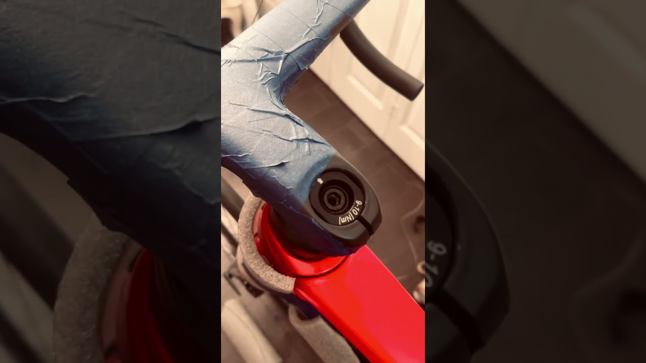 installing handlebars on a bicycle , trek установка руля  emonda sl6 Roval Rapide #handlebar #roval