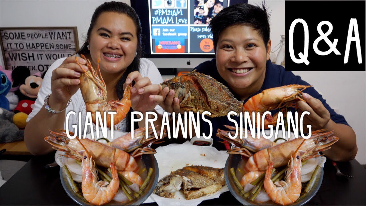 Massive Prawn Sinigang Mukbang