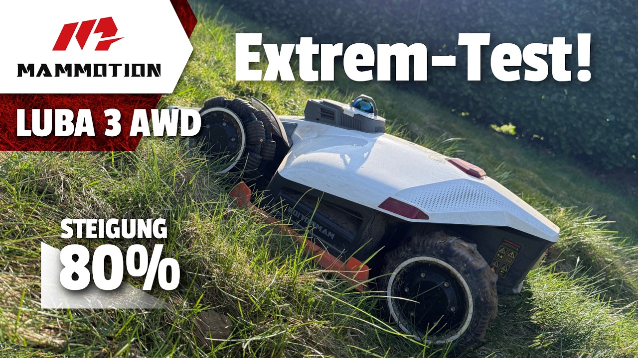 🔥Mammotion LUBA 3 AWD Test: Der BESTE M&auml;hroboter 2026 ohne RTK Antenne