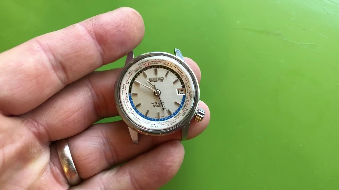 SOLD: seiko 6217-7000 world time, first-gen w/ Olympic torch caseback