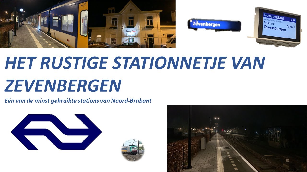 Het RUSTIGE STATIONNETJE van ZEVENBERGEN #detreinreizigervlogt