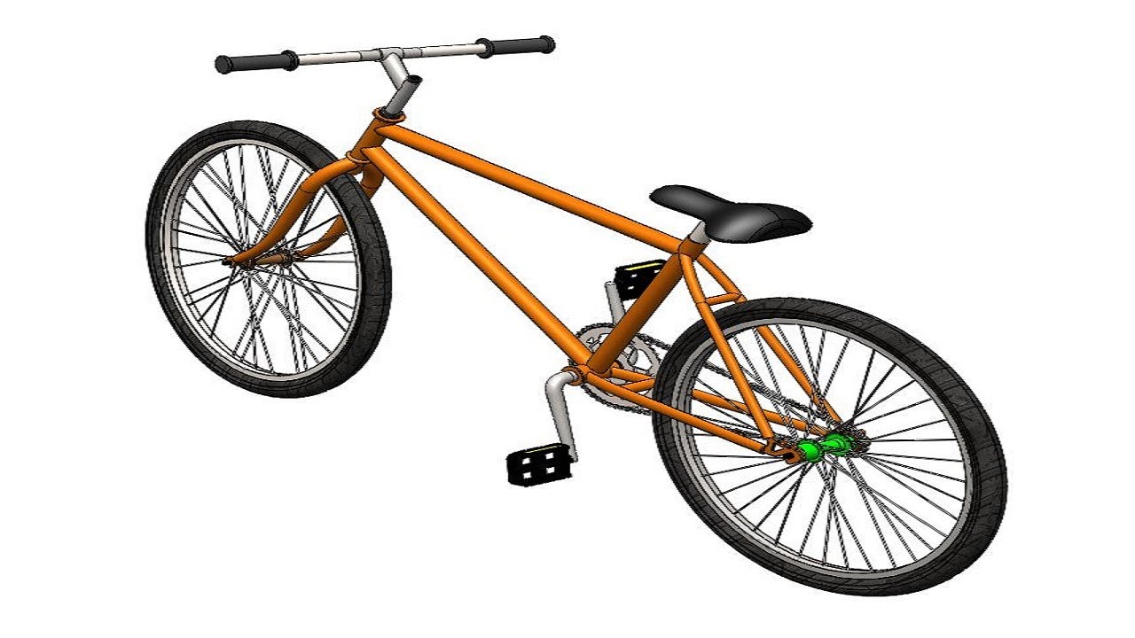 How to assemble bicycles parts in Solidworks?