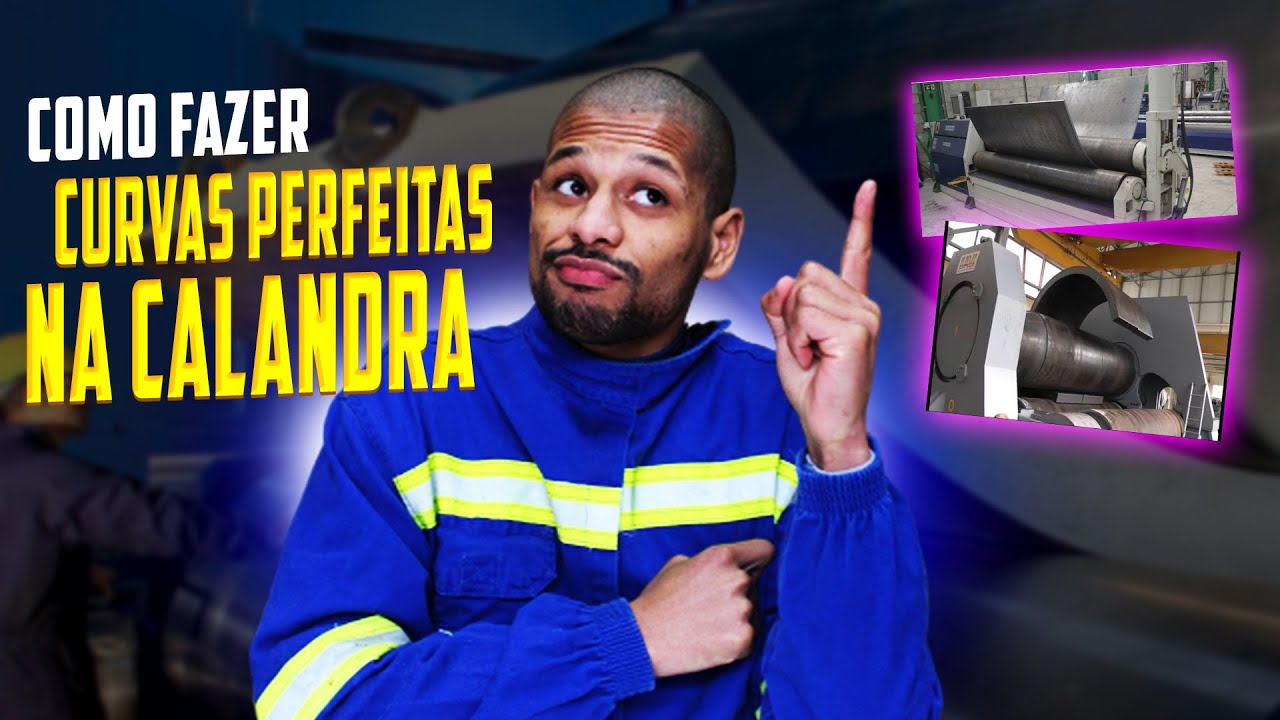 Como fazer curvas perfeitas na calandra