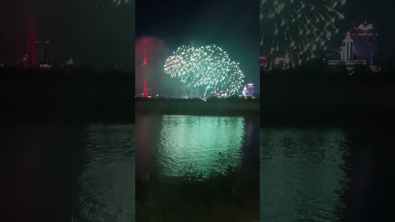 macau fireworks display october 1 2025 #macaufireworks #macaufireworkscompitation #macautower