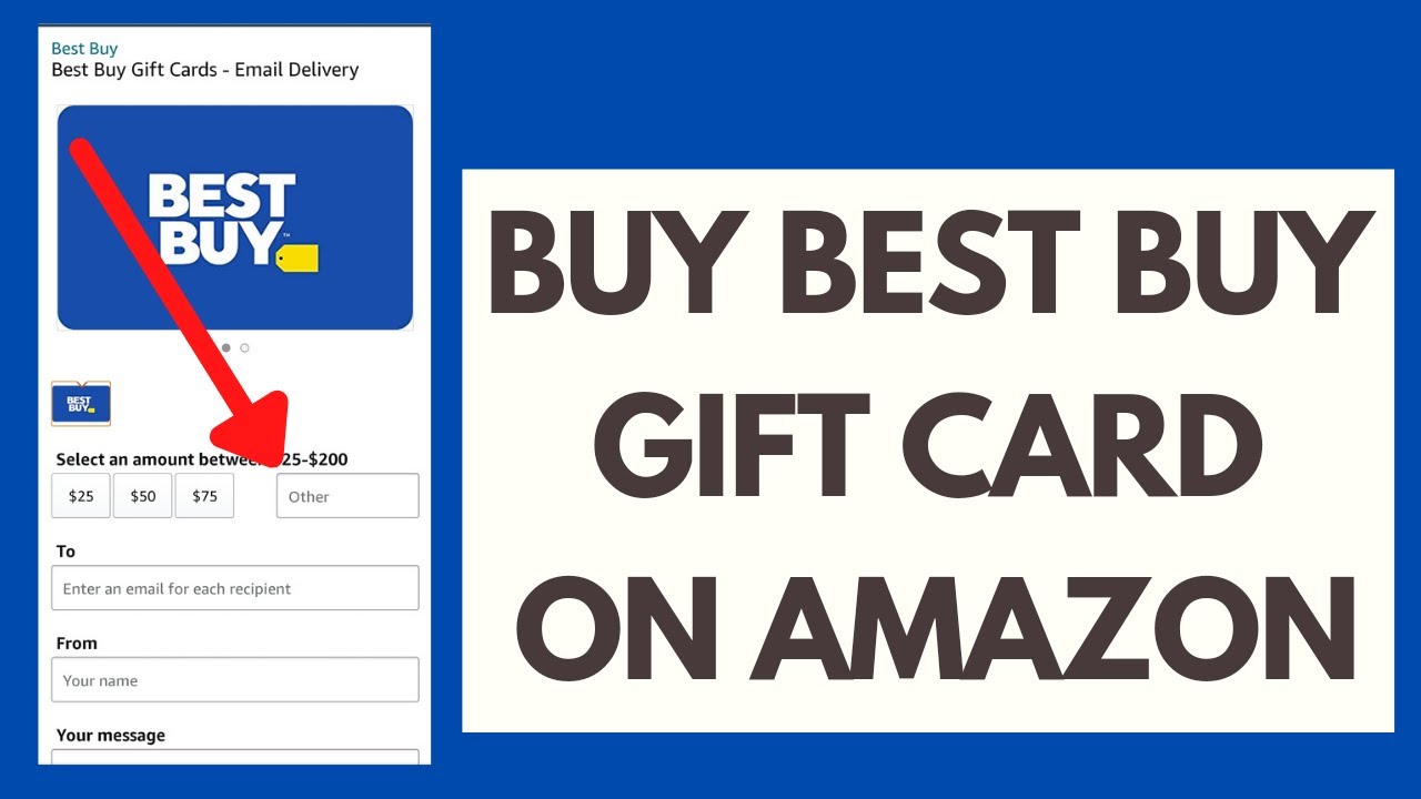 How to Buy Best Buy Gift Cards on Amazon.com 2021