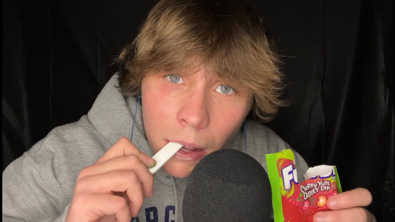 ASMR EATING FUN DIP (Mouth Sounds, Chewing)