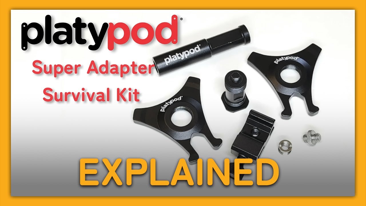 Комплект для выживания с адаптером Platypod Super Adapter – ПОЯСНЕНИЕ