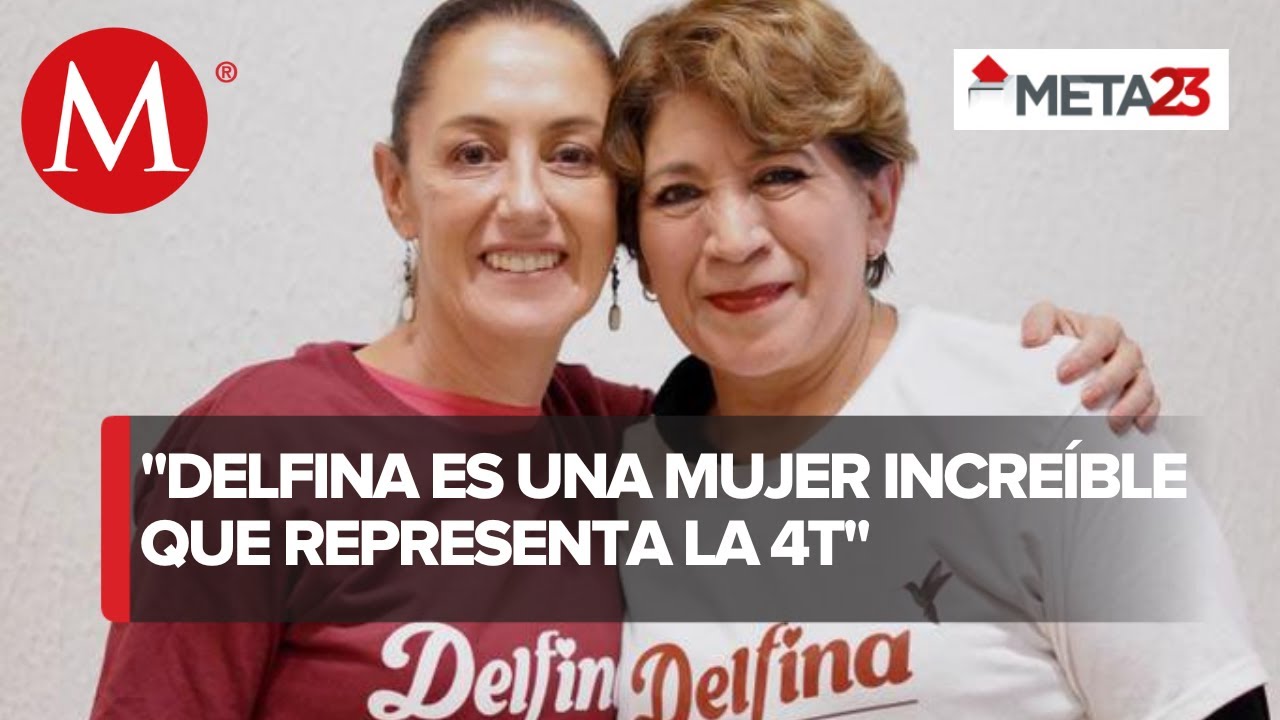 Sheinbaum celebra que Delfina Gómez haya vencido lo que parecía imposible